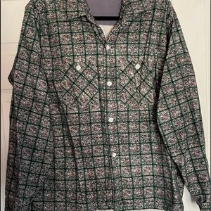 vintage plaid long sleeve